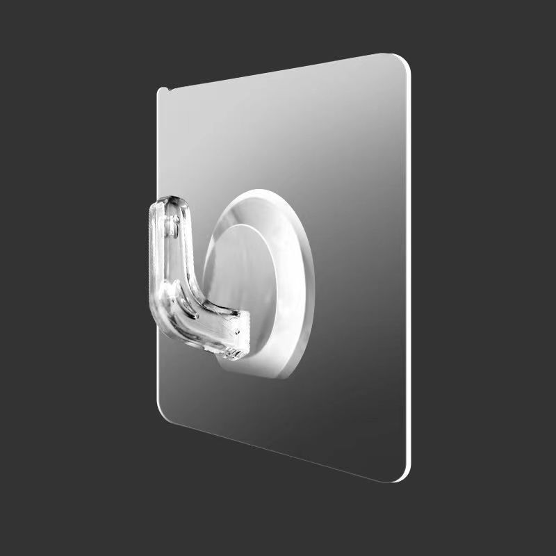 Combo 10 Móc Dán Tường Cửa Trong Suốt Dùng Treo Tường Nhà Bếp Phòng Tắm Phòng Khách