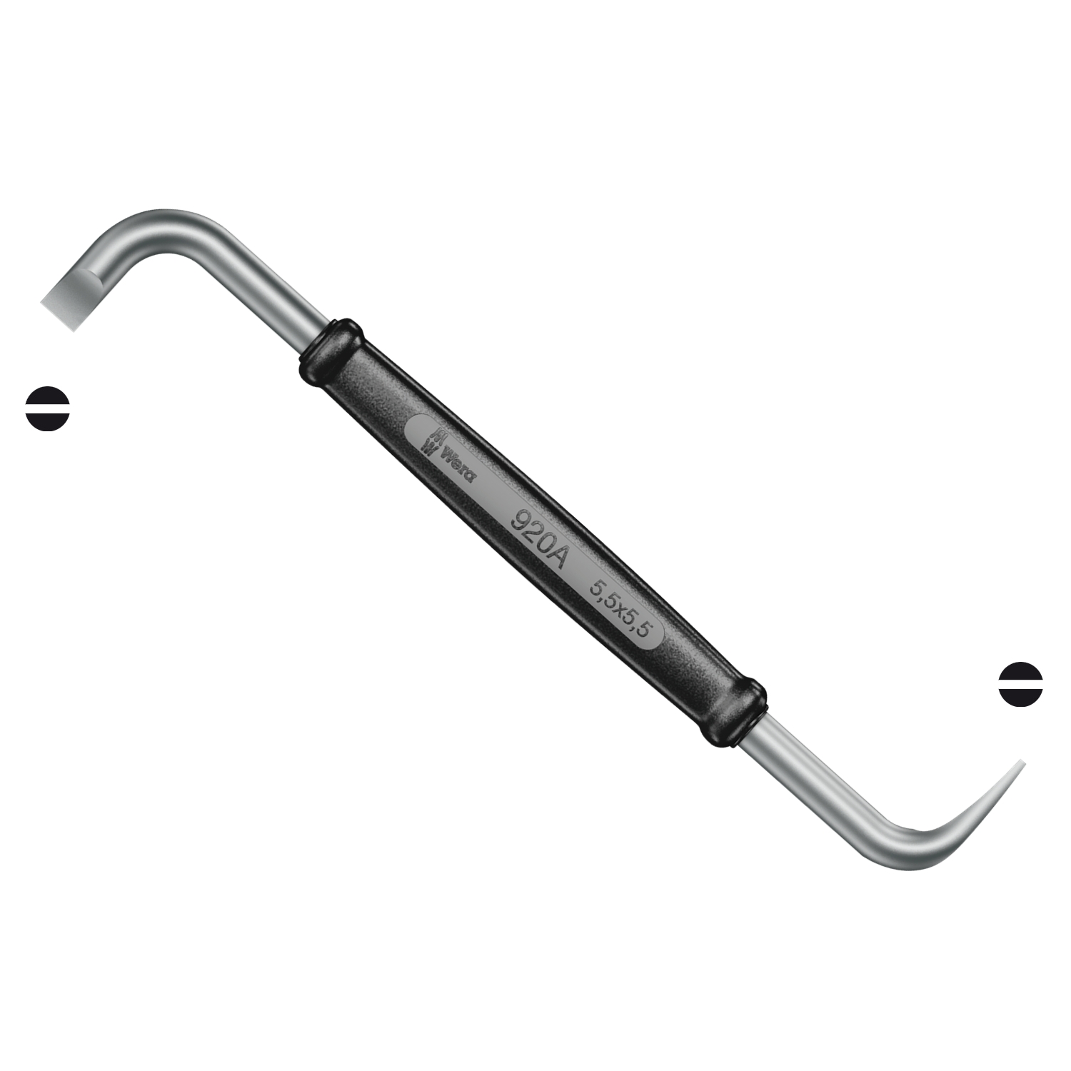Tua vít 2 cạnh vuông 2 đầu 920 A 5,5 + 5,5 dài 125mm Wera 05017410001