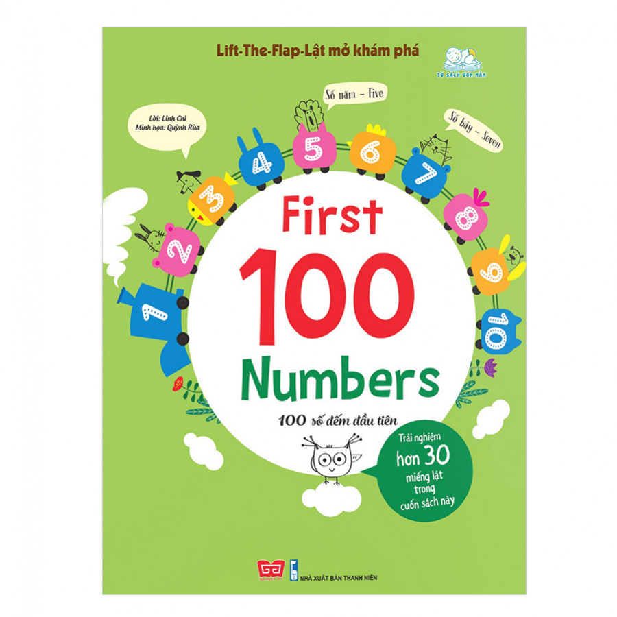 Sách Tương Tác - Lift - The - Flap - Lật Mở Khám Phá - First 100 Numbers - 100 Số Đếm Đầu Tiên