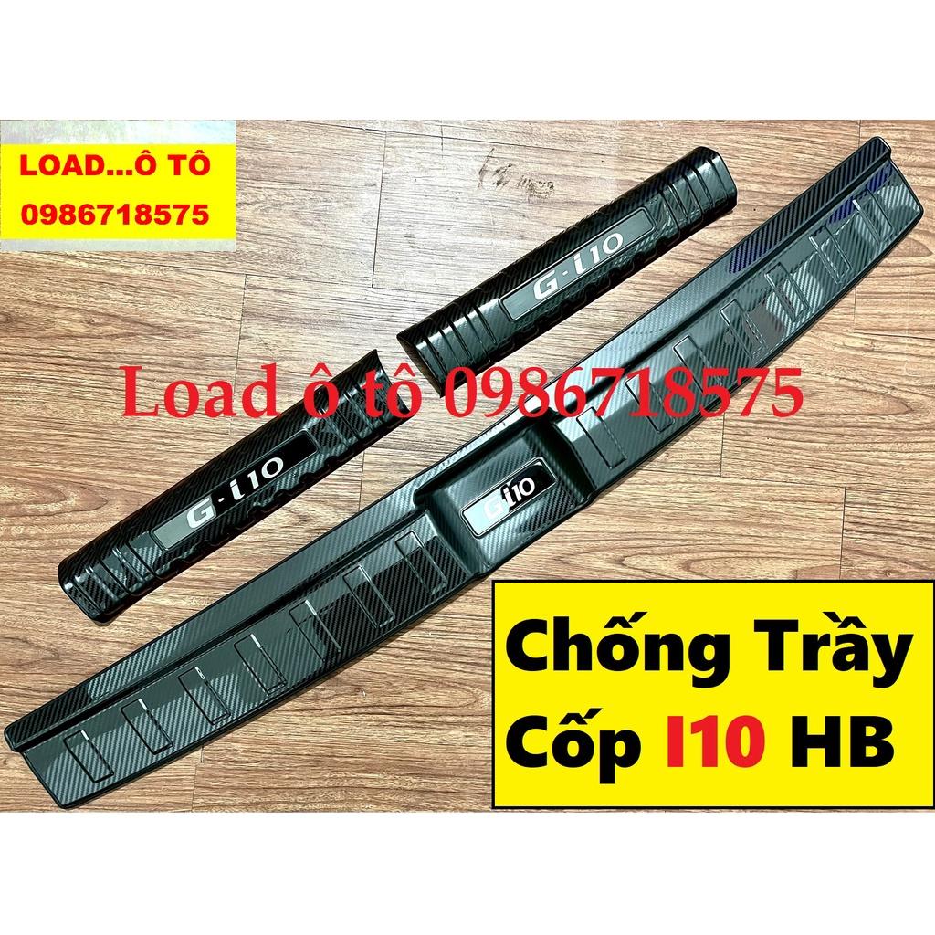 Bộ Chống Trầy Cốp Carbon Xe Huyndai I10 2023-2021 Mẫu Titan, Carbon Cao Cấp Nhất Thị Trường