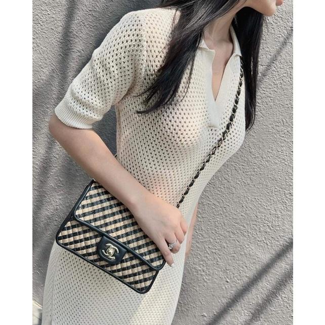 Đầm thun cổ polo wabisabi N1504