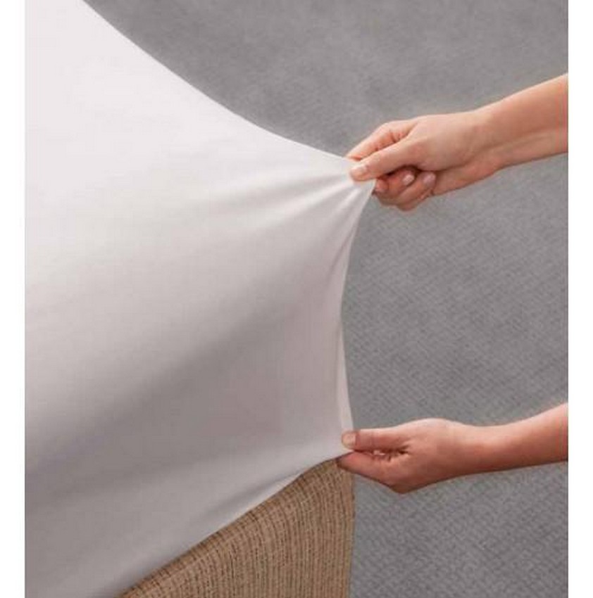 Ga trải giường khách sạn HANVICO by Homemark chất liệu cotton cao cấp dày dặn màu trắng chuẩn 5 sao