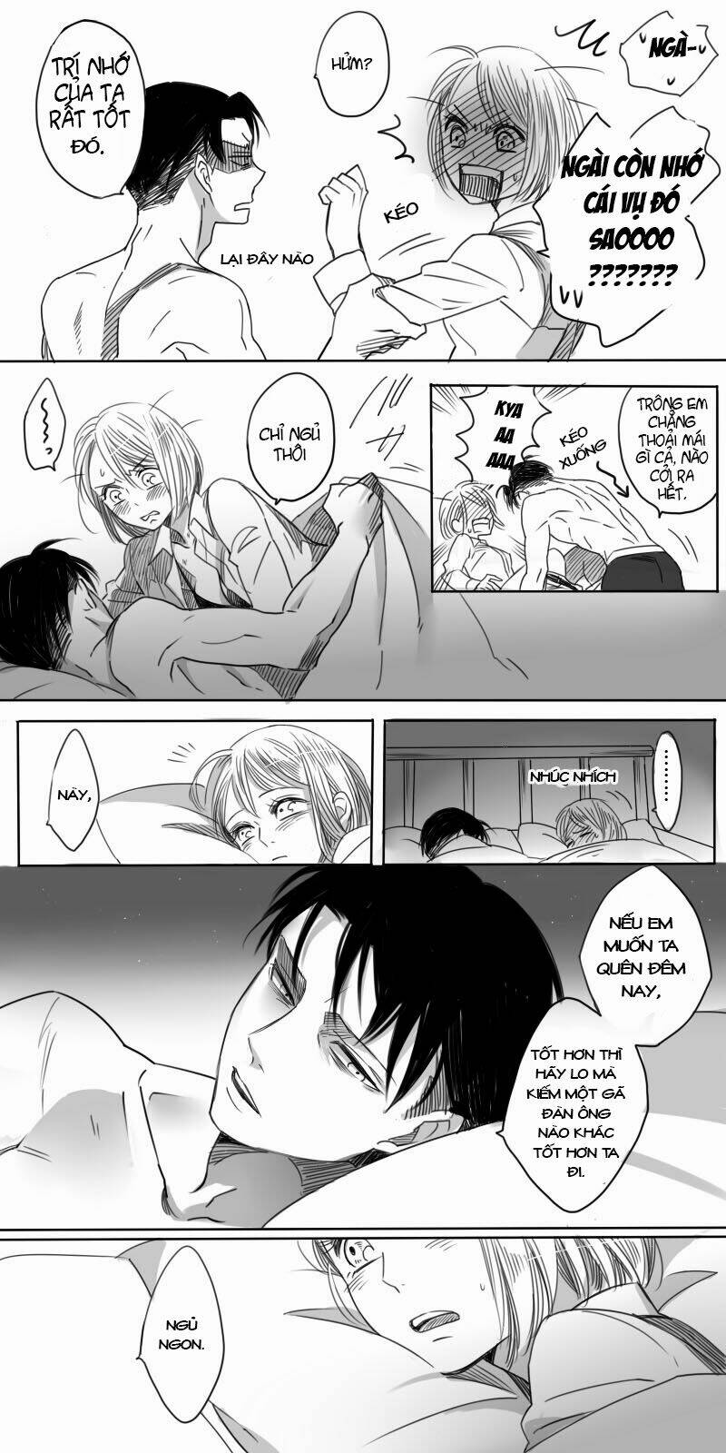 tấn công người khổng lồ - doujinshi rivapetra chapter 3 16