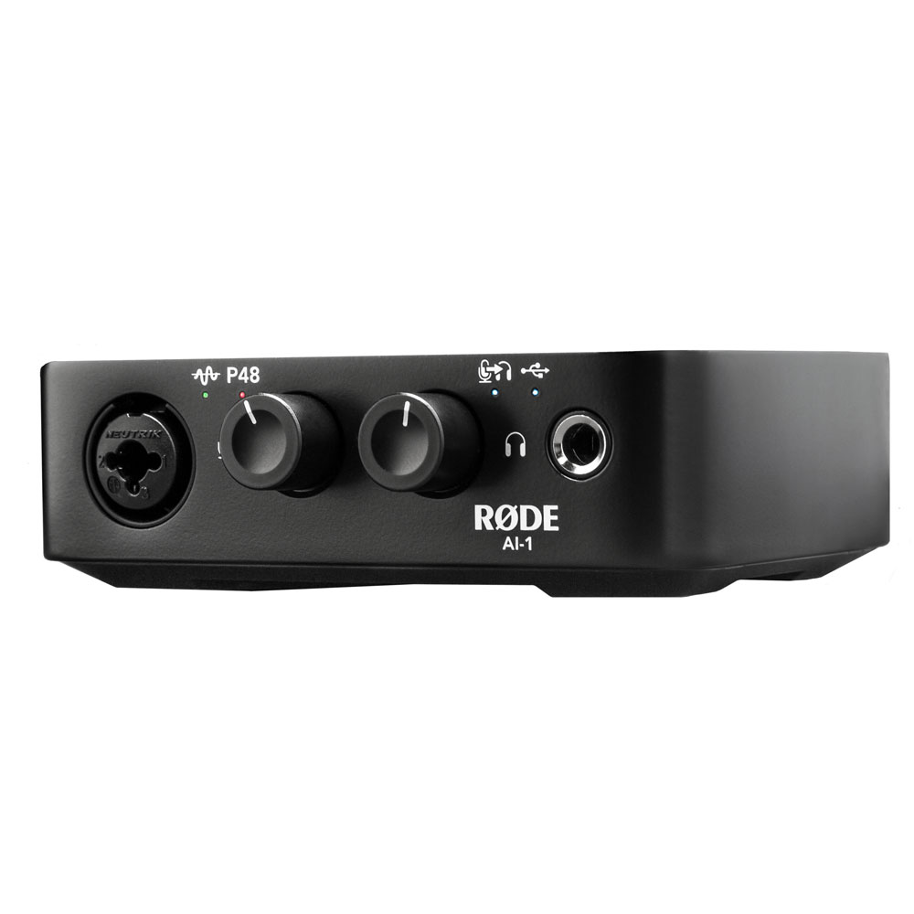 Rode AI-1 - Sound Card Thu Âm 48V Cao Cấp, Nhỏ Gọn Cho Studio, Karaoke Trực Tuyến, Broadcast - Hàng Chính Hãng