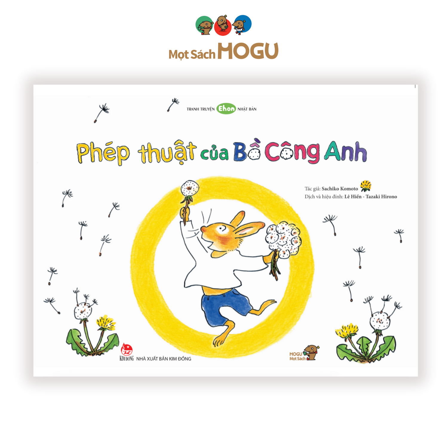 Ehon - Phát triển tư duy -Phép thuật của Bồ Công Anh - cho bé 3-6 tuổi