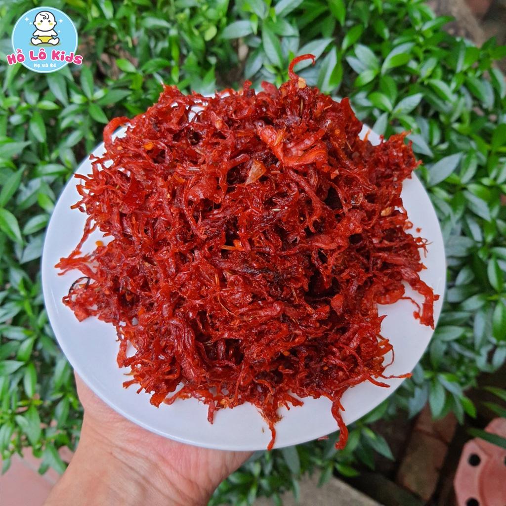 500gr Khô Bò Sợi xé thịt thơm ngon loại 1 đậm vị đồ ăn vặt ( heo giả bò ) Hồ Lô Kids