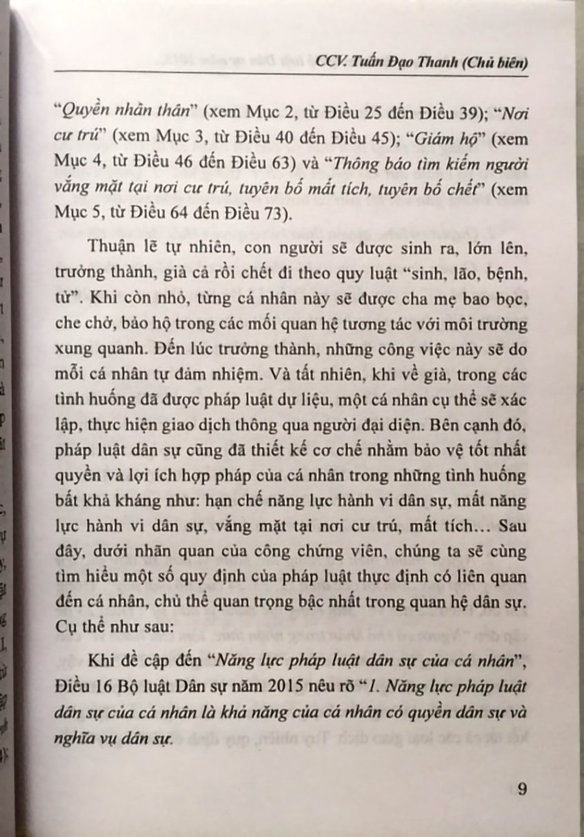 Bình luận một số quy định trong Bộ luật dân sự 2015 có liên quan trực tiếp đến hoạt động công chứng