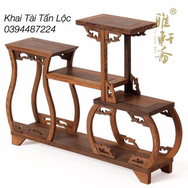 Kệ gỗ mini hình lọ hoa trang trí độc đáo tphcm