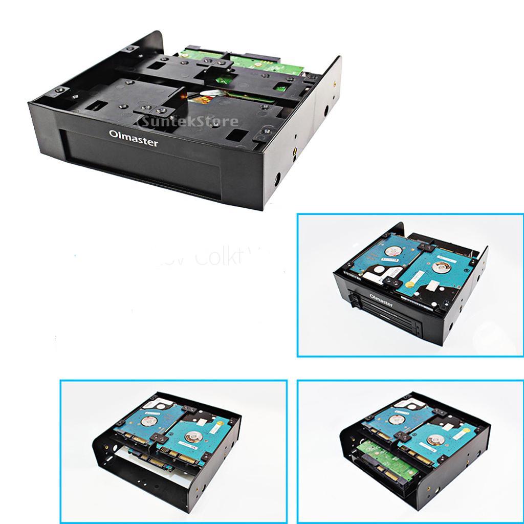 HDD Mounting Bracket 3.5 inch/2.5inch  to 5.25 inch Front Bay