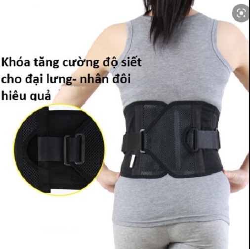 Đai Lưng Cột Sống Cao Cấp SON YOUNG Thoáng Mát Chống Đau Lưng, Hỗ Trợ Thoát Vị Đĩa Đệm,Vôi Hóa