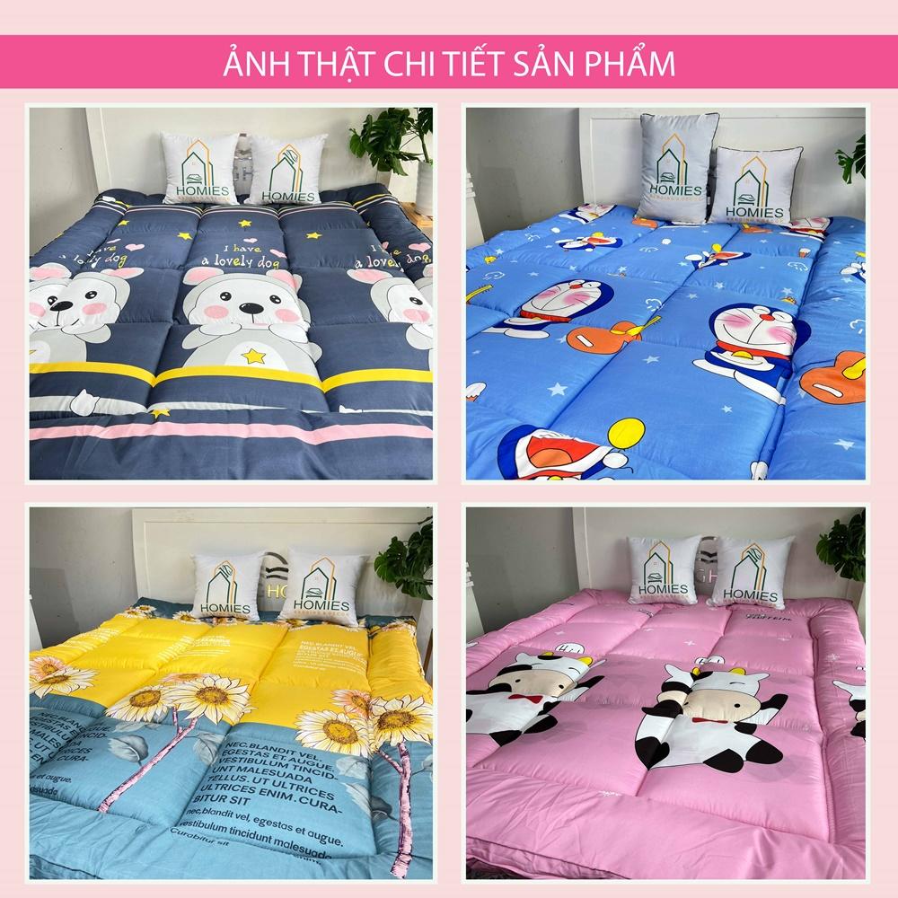 Nệm Topper, Đệm Topper HOMIES Tấm Làm Mềm Đệm Cotton Hàn Quốc Mềm Mại, Êm Ái Đủ Kích Thước