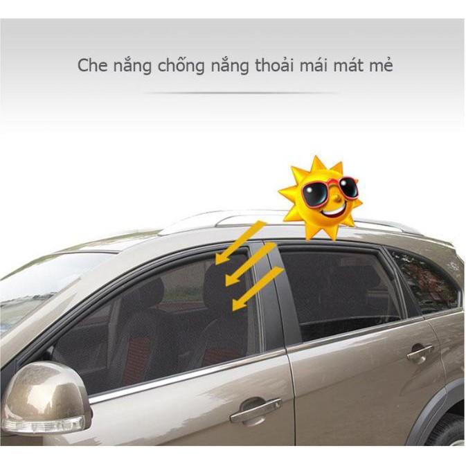 Khuyến mãi - Tấm che nắng cửa sổ ô tô từ tính UV 100 bộ 2 cửa trước và 2 cửa sau