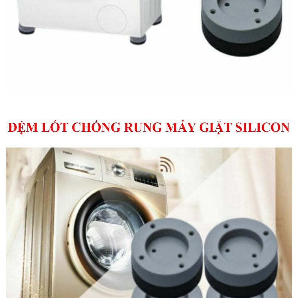 BỘ 4 CHÂN ĐỆM LÓT CAO SU KÊ MÁY GIẶT TỦ LẠNH CHỐNG XÊ DỊCH CHỐNG RUNG CHỐNG ỒN TIỆN LỢI CHẮC CHẮN