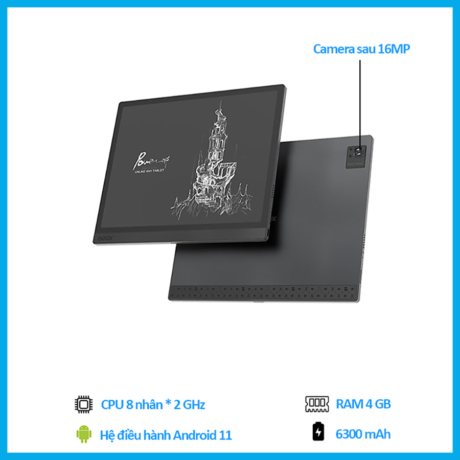 Máy đọc sách BOOX Tab Ultra - Hàng Chính Hãng