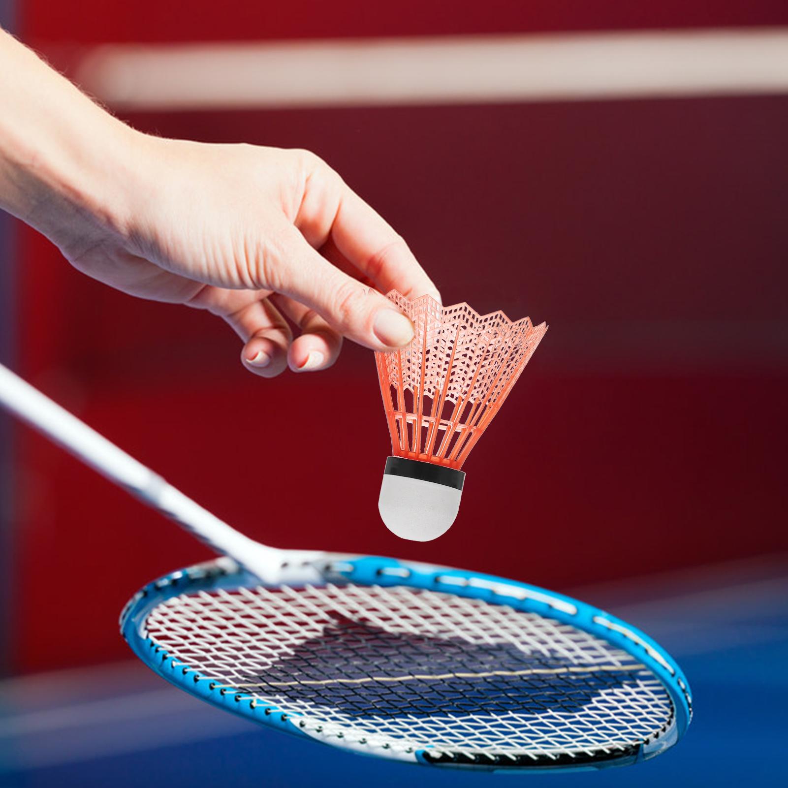Set 12 Quả Cầu Lông Nhựa Bằng Sợi Nylon Chống Gió