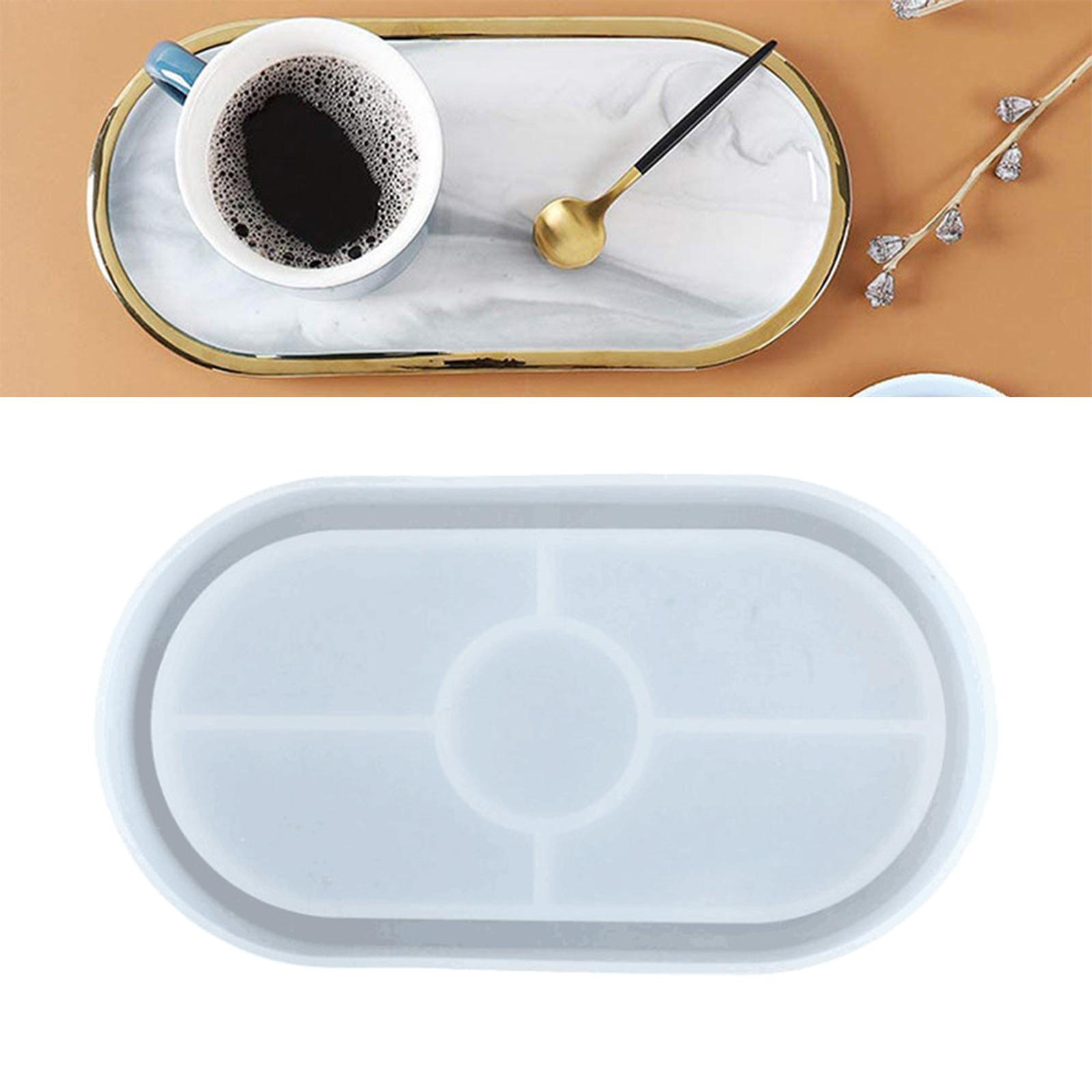 Silicone Coaster Tray Molds Epoxy Resins Rolling Tray Mould