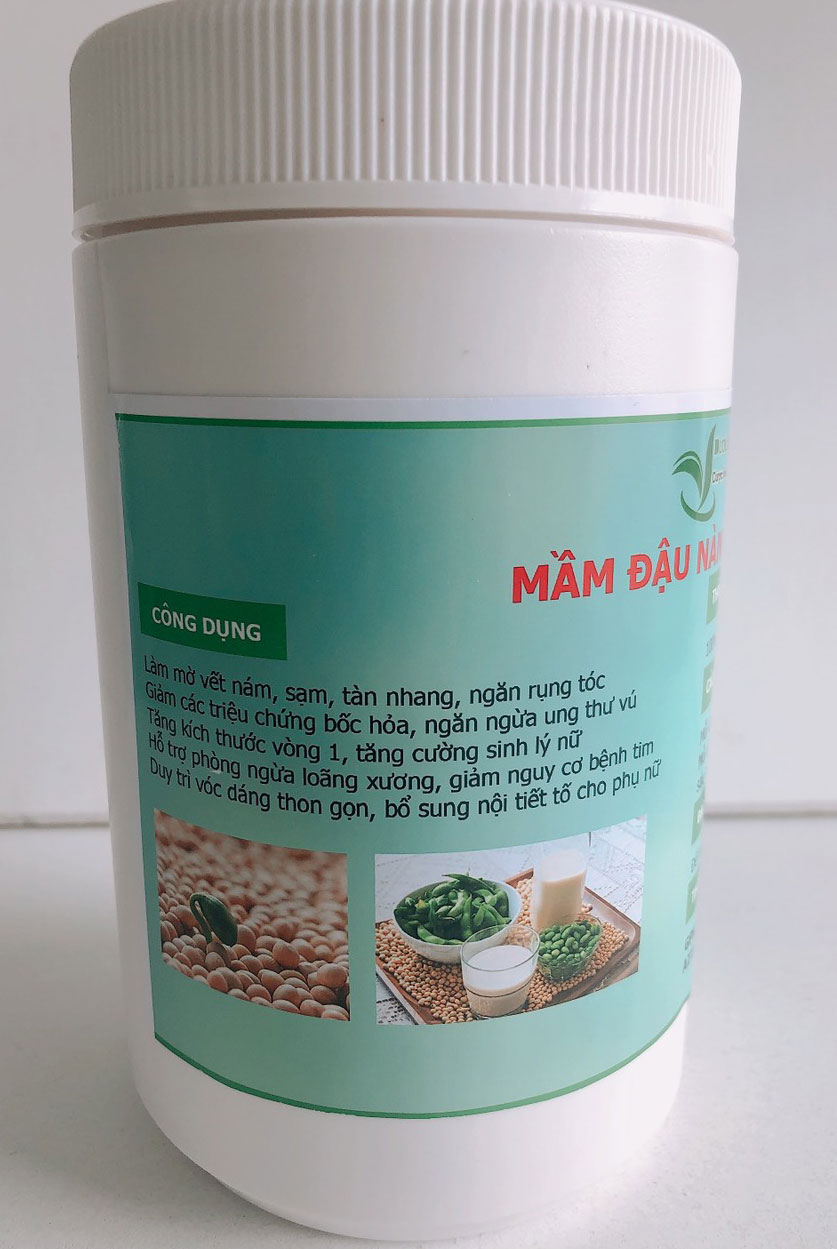 Mầm Đậu Nành Nguyên Xơ Cao Cấp - Tuệ Tâm ( Hộp 500g )