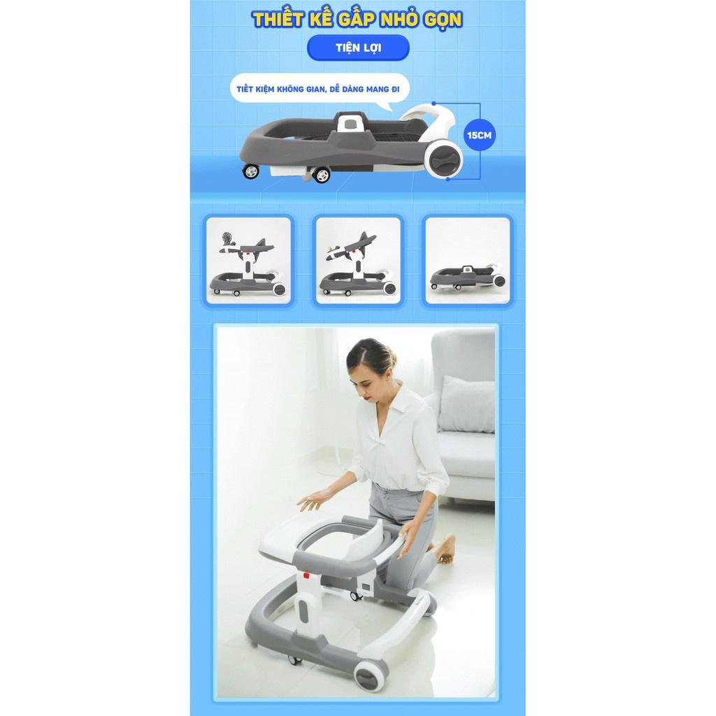 Xe tập đi baby walker có bàn phát nhạc, thiết kế đạt chuẩn Châu âu