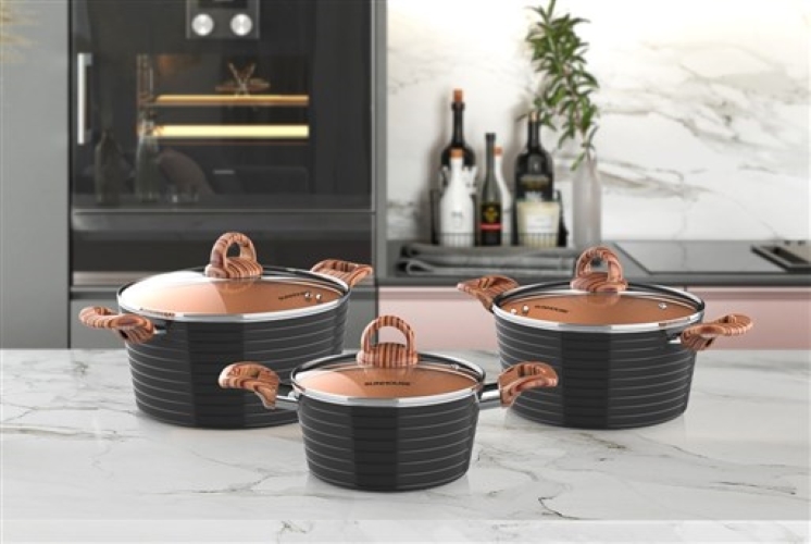 Bộ nồi ceramic đáy từ SUNHOUSE SHG2003MCA