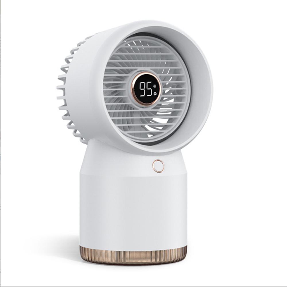 Quạt Di Động Mini Nhỏ Phun Sương Tạo Độ Ẩm Usb Màn Hình Kỹ Thuật Số