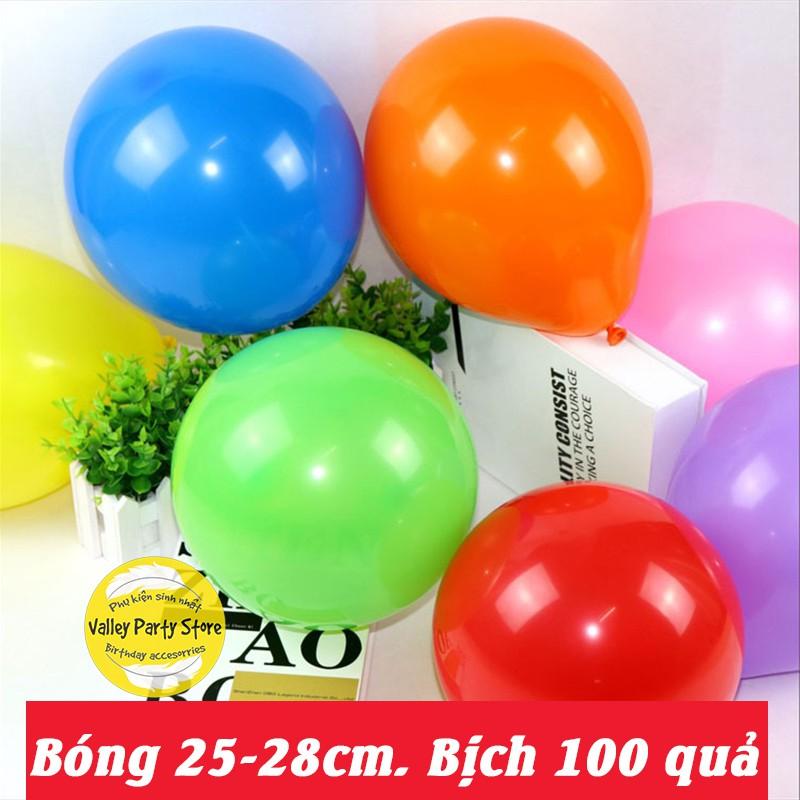 Bịch 100 quả Bong Bóng Lỳ Trang Trí Tiệc Siêu Đẹp
