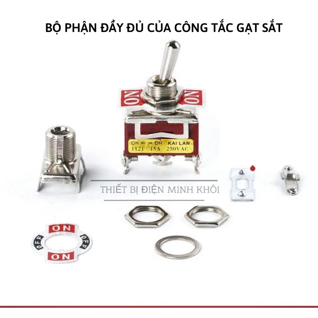 Công Tắc Gạt On Off 2 chân,4 chân, 6 chân, công tắc gạt sắt bật tắt,đảo chiều, chuyển đổi bật tắt