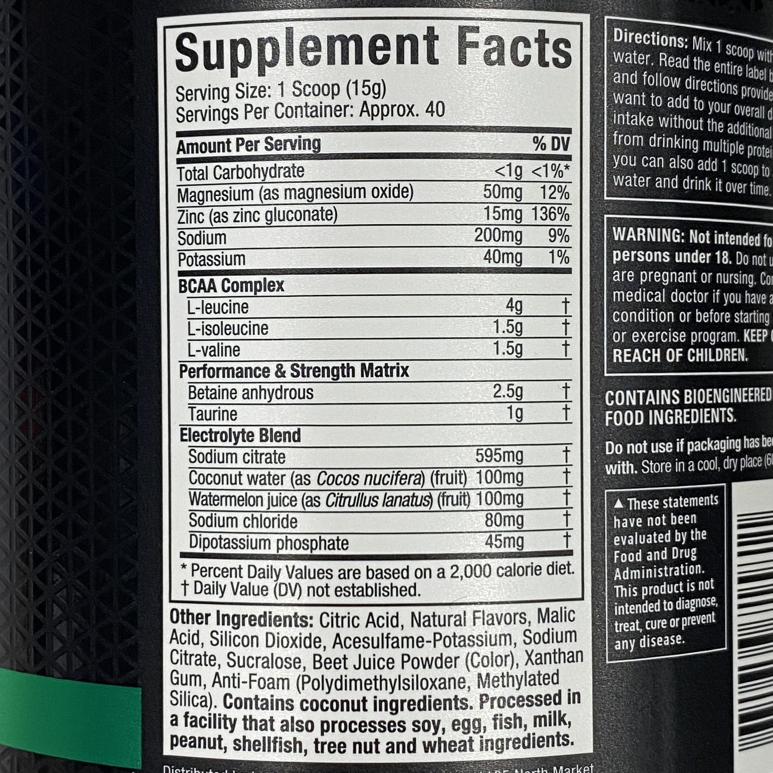 Muscletech Amino Build - 40 lần dùng – Tăng Năng Lượng, Phục Hồi và Phát Triển Cơ Bắp - MuscleTech USA