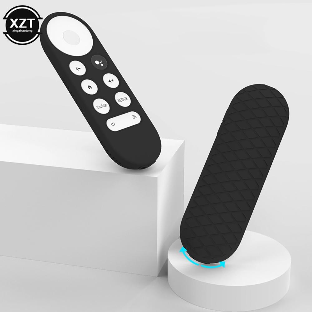 Hình ảnh Vỏ silicon cho Chromecast cho Điều khiển từ xa bằng giọng nói -Google TV 2020 Vỏ bảo vệ chống sốc cho Điều khiển từ xa bằng giọng nói Chromecast 2020 Màu sắc: tím