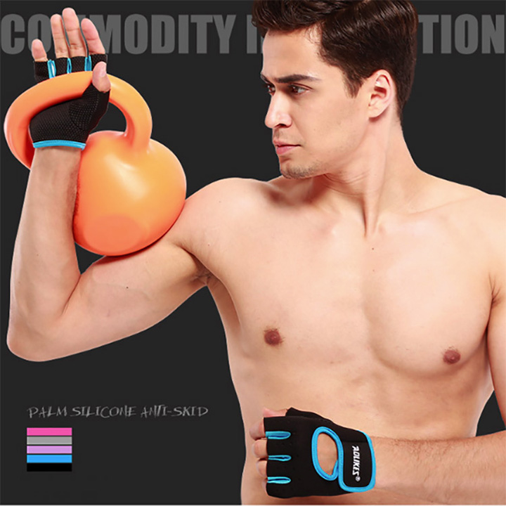 Bộ đôi găng tay nửa ngón tập gym, thể thao Aolikes AL1678
