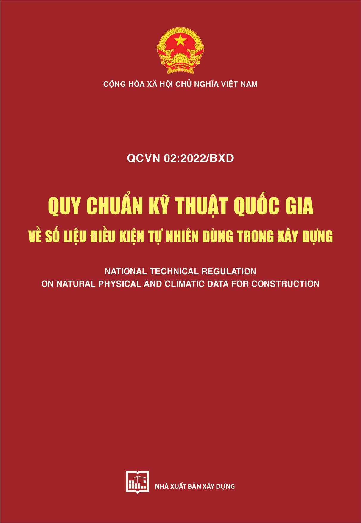 Quy Chuẩn Kỹ Thuật Quốc Gia Về Số Liệu Điều Kiện Tự Nhiên Dùng Trong Xây Dựng - QCVN 02:2022/BXD