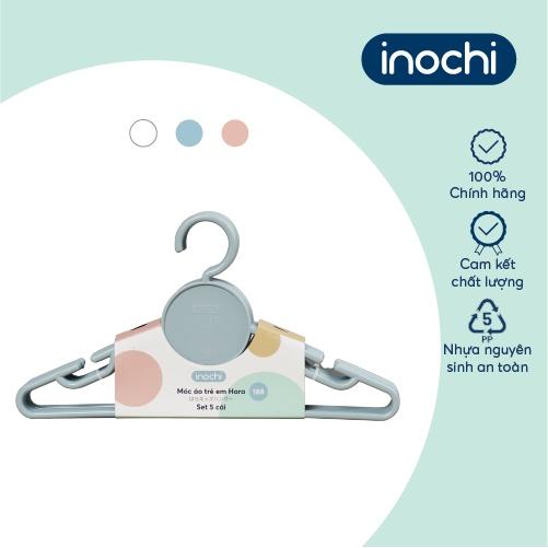 Móc áo cho trẻ em Inochi - Hara 188 màu Trắng ngọc/Hồng nhạt/Xanh nhạt