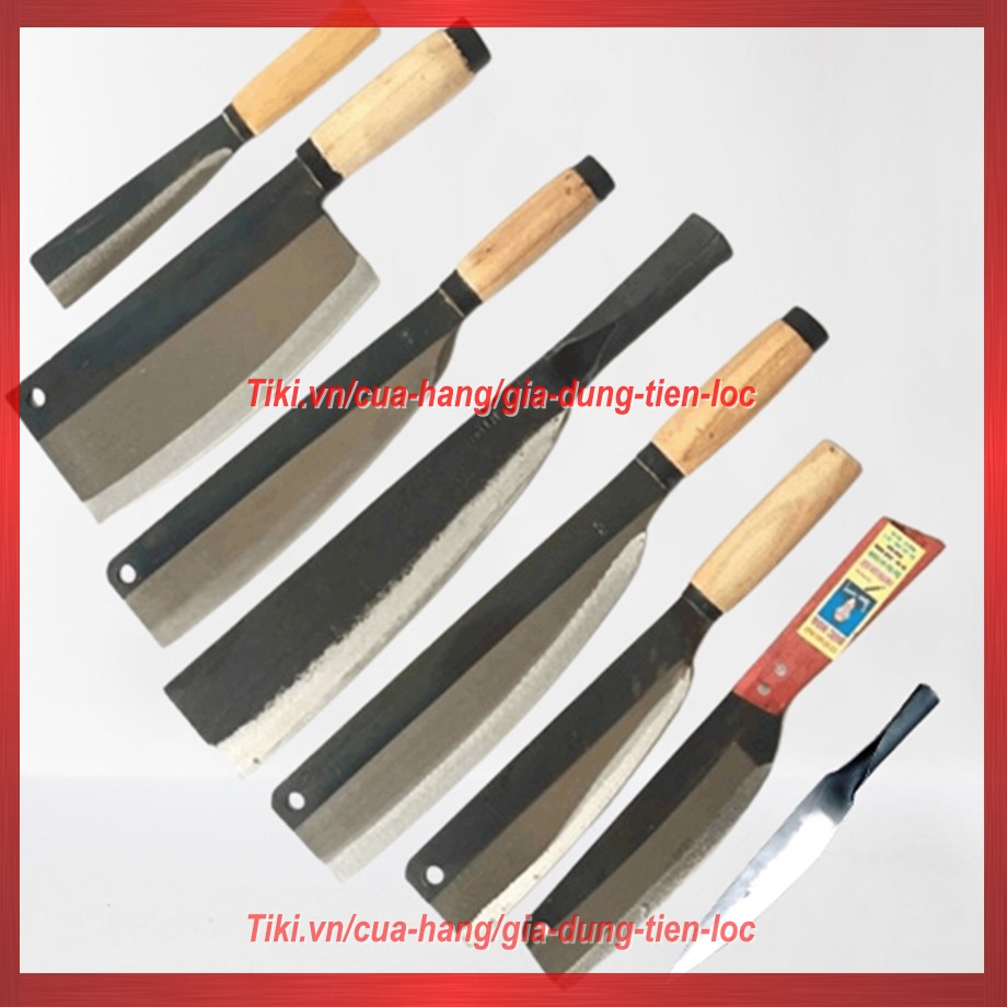 Bộ dao 8 món tông sắt