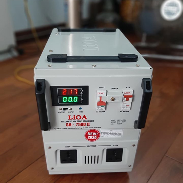 Ổn áp 1 pha LiOA SH-7500 II NEW2020