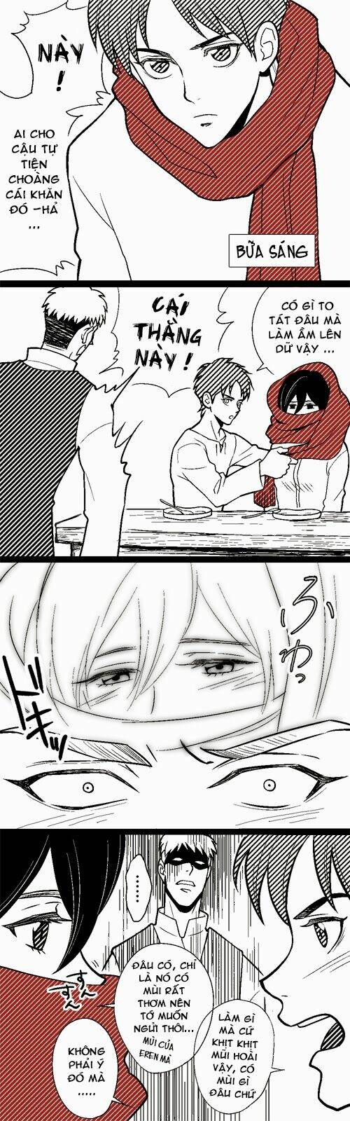 tấn công người khổng lồ - doujinshi eren x mikasa chapter 16 2