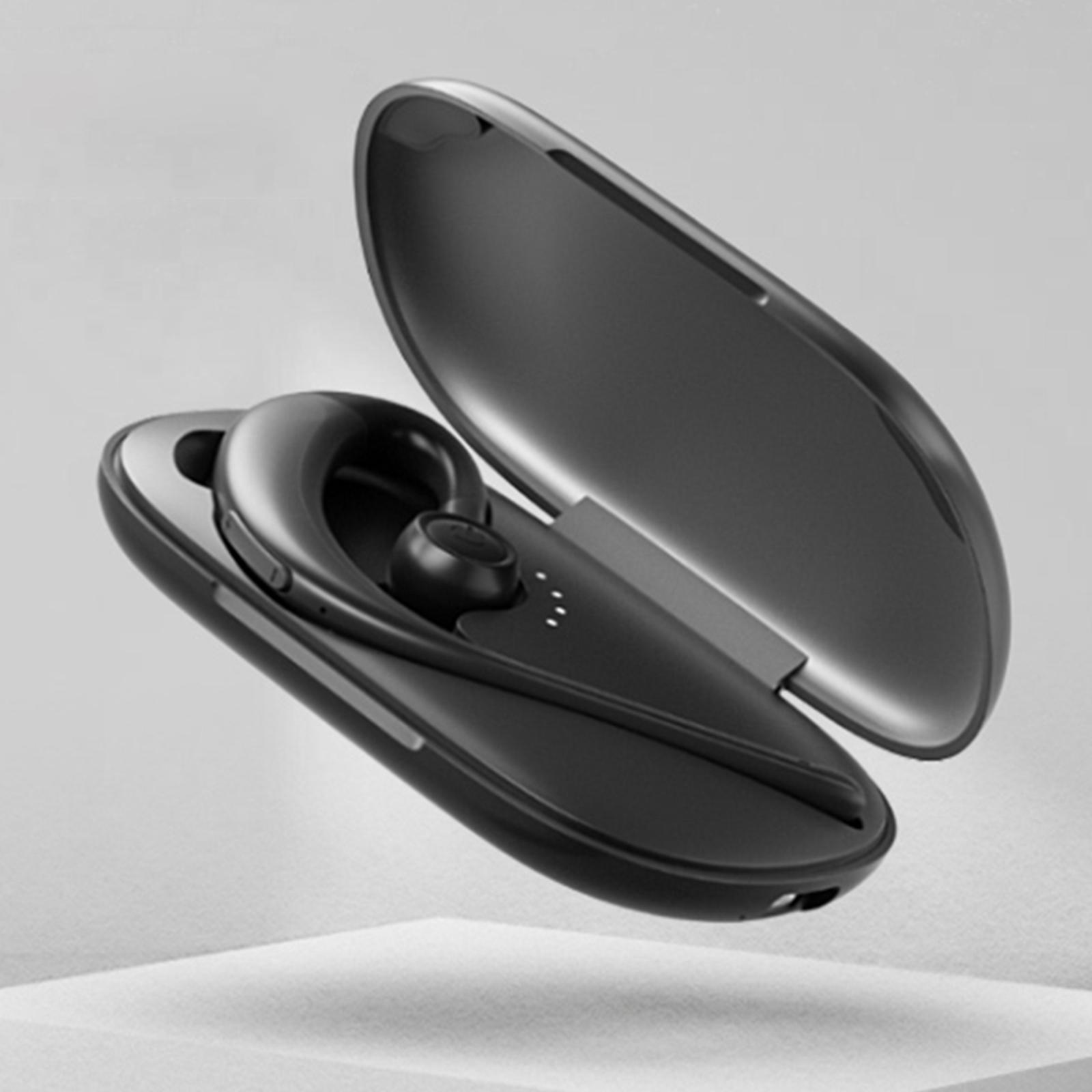 Bluetooth Headset Wireless Earpiece V5.0 Earphones Ear Hook for Driving