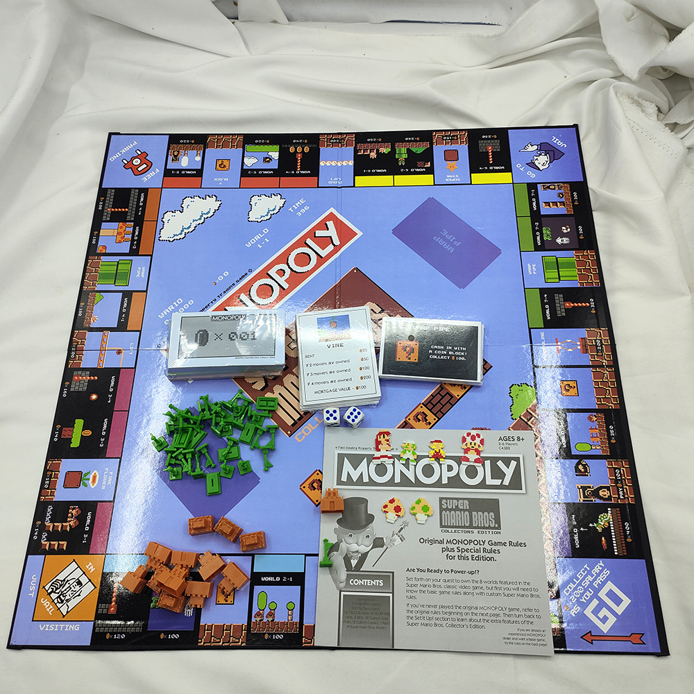 Bộ Trò Chơi Board Game Monopoly Cờ Tỷ Phú Super Mario Vui Nhộn Chất Lượng Cao