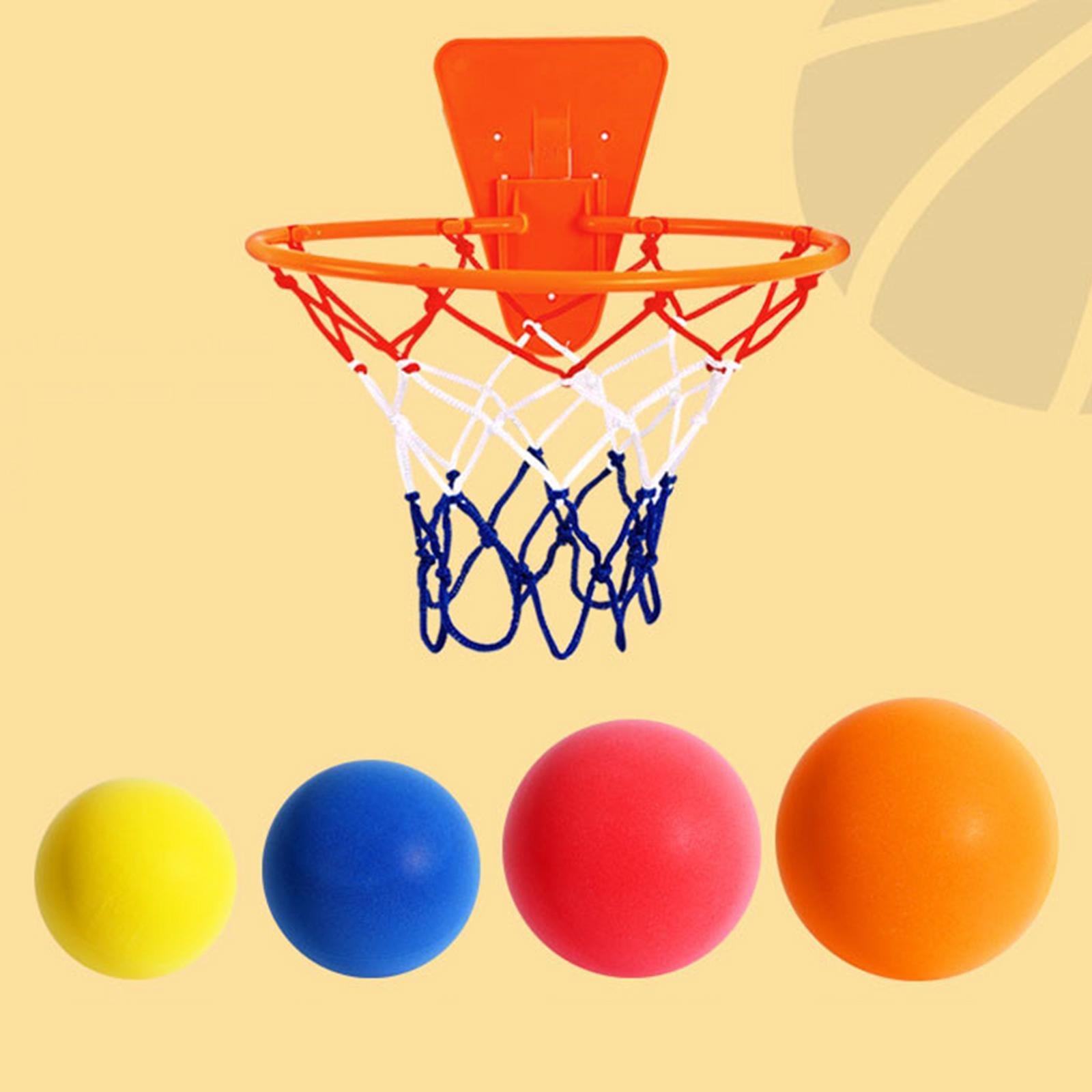 Mini Basketball Hoop Wall Frame Stand Basketball Game Accessory Kids Basketball Hoop Indoor for Home Bedroom Living Room Door