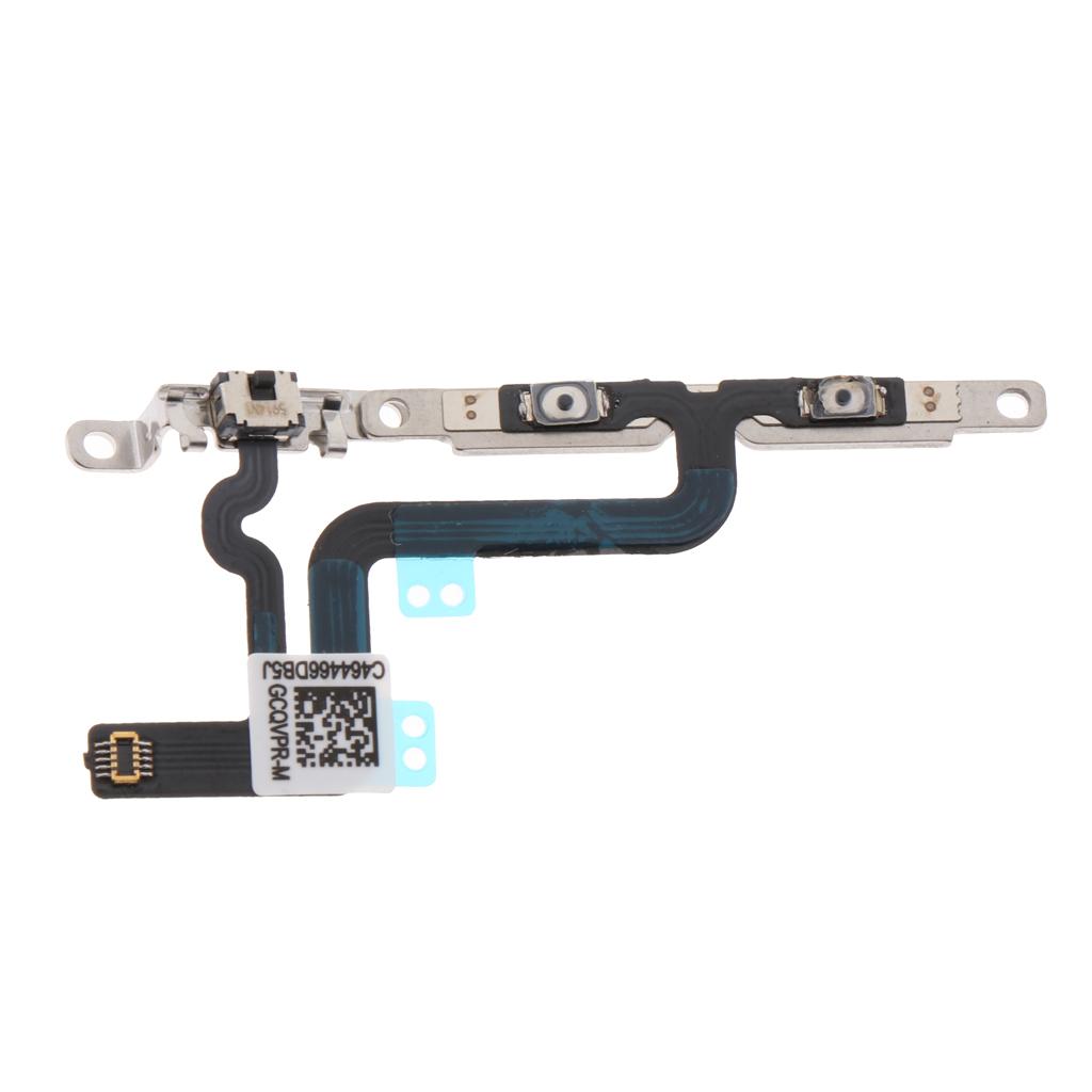 Power Volume On/Off Button Flex Cable Replacement for iPhone 5/5S/6/6S Plus/4/4S
