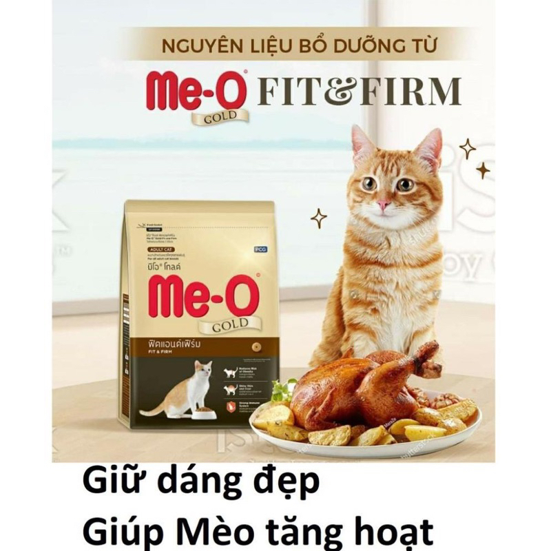 Thức Ăn Mèo Cao Cấp Me-O Gold Fit 1.2kg