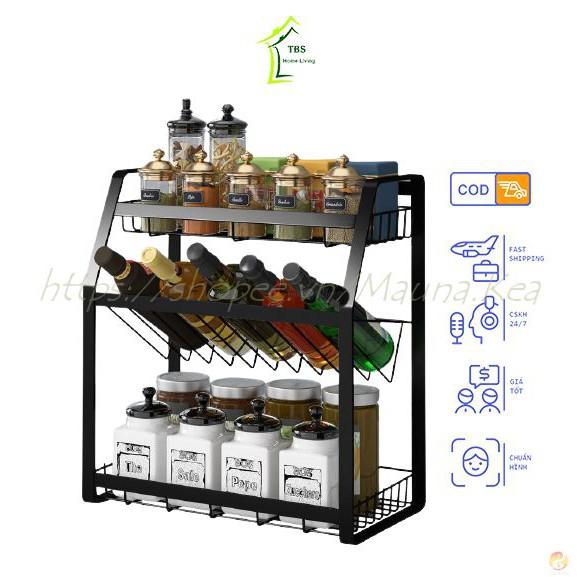 Kệ Để Đồ Gia Vị Nhà Bếp Đa Năng Tiện Dụng