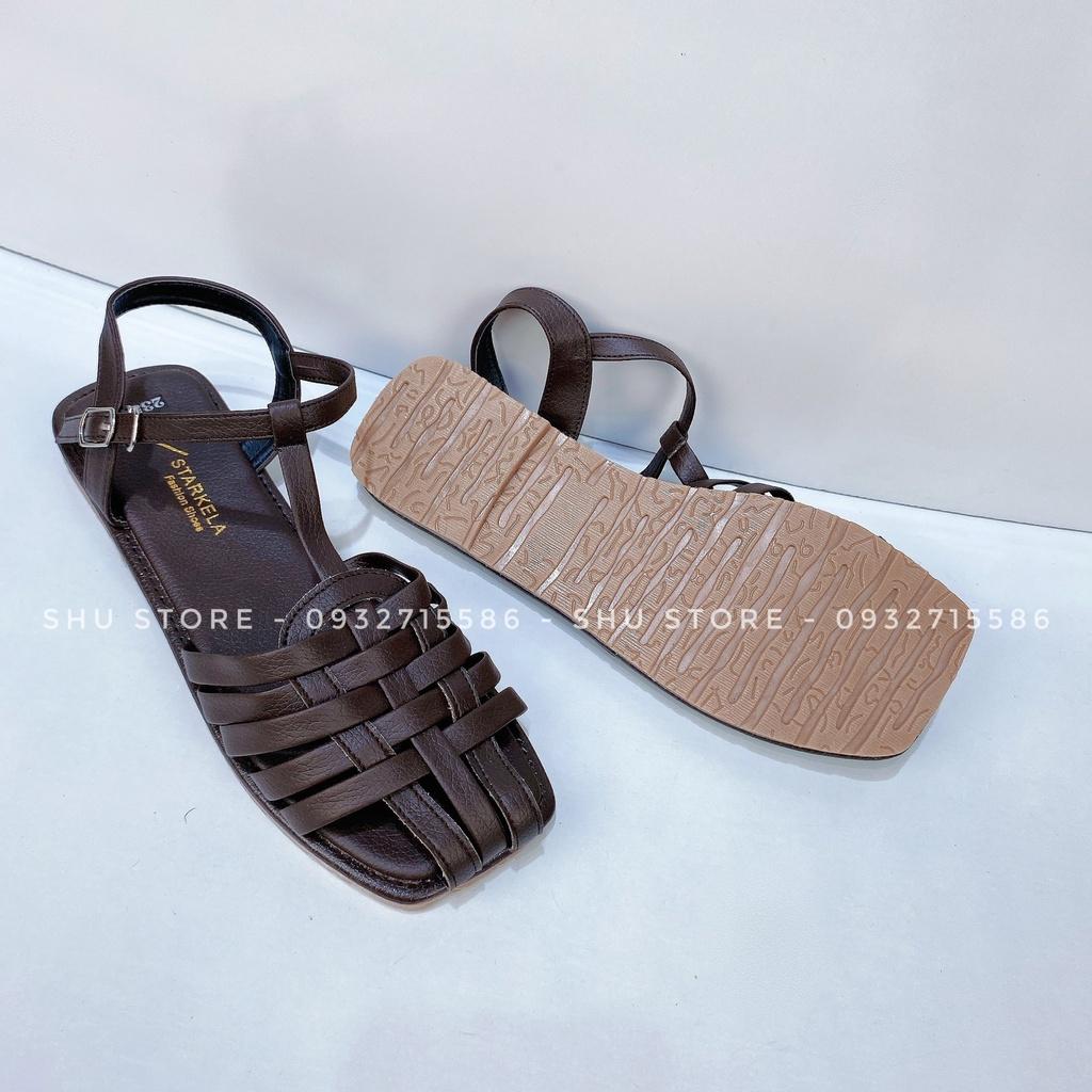 SANDAL NỮ THỜI TRANG SIÊU XINH SHU STORE - SANDAL DÂY ĐAN BÍT MŨI