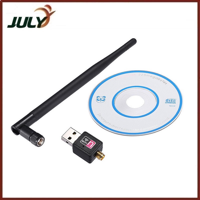 USB Thu Sóng Wifi 802.11n Cho Máy Tính Có Anten Dài Bắt Sóng Cực Tốt - JL