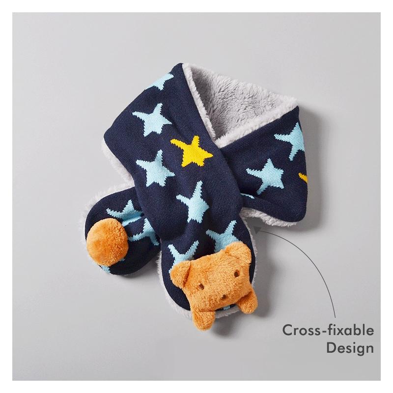 Dễ Thương Cotton Dệt Kim Mũ Len Cho Bé Quốc Dày Ấm Bé Gái Bé Trai Mũ Bò Mùa Đông Tai Ấm Áp Trẻ Em Bonnet trẻ Em Khăn Mũ Bộ