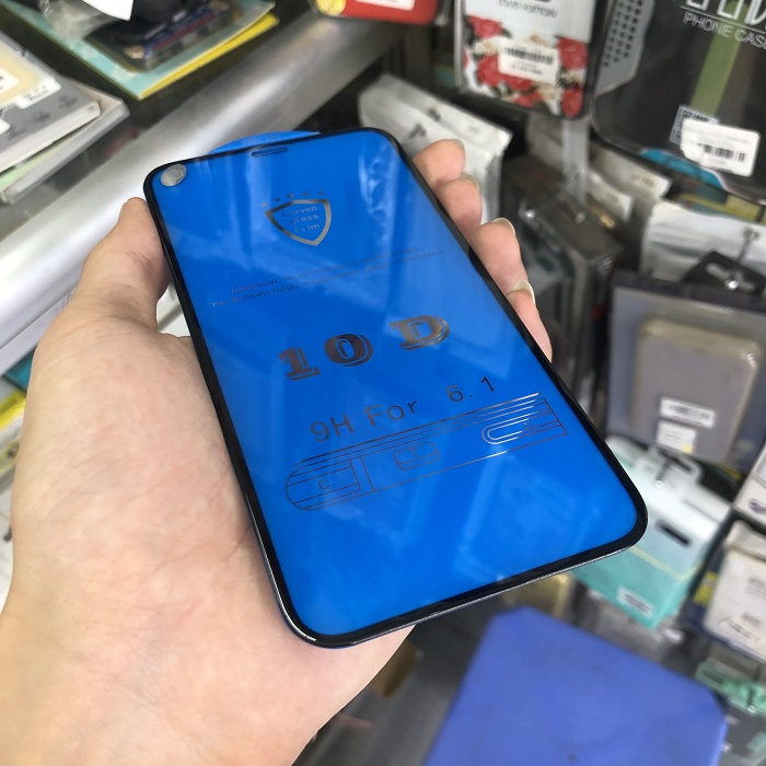 Tấm dán kính cường lực full màn hình 10D dành cho iPhone XR
