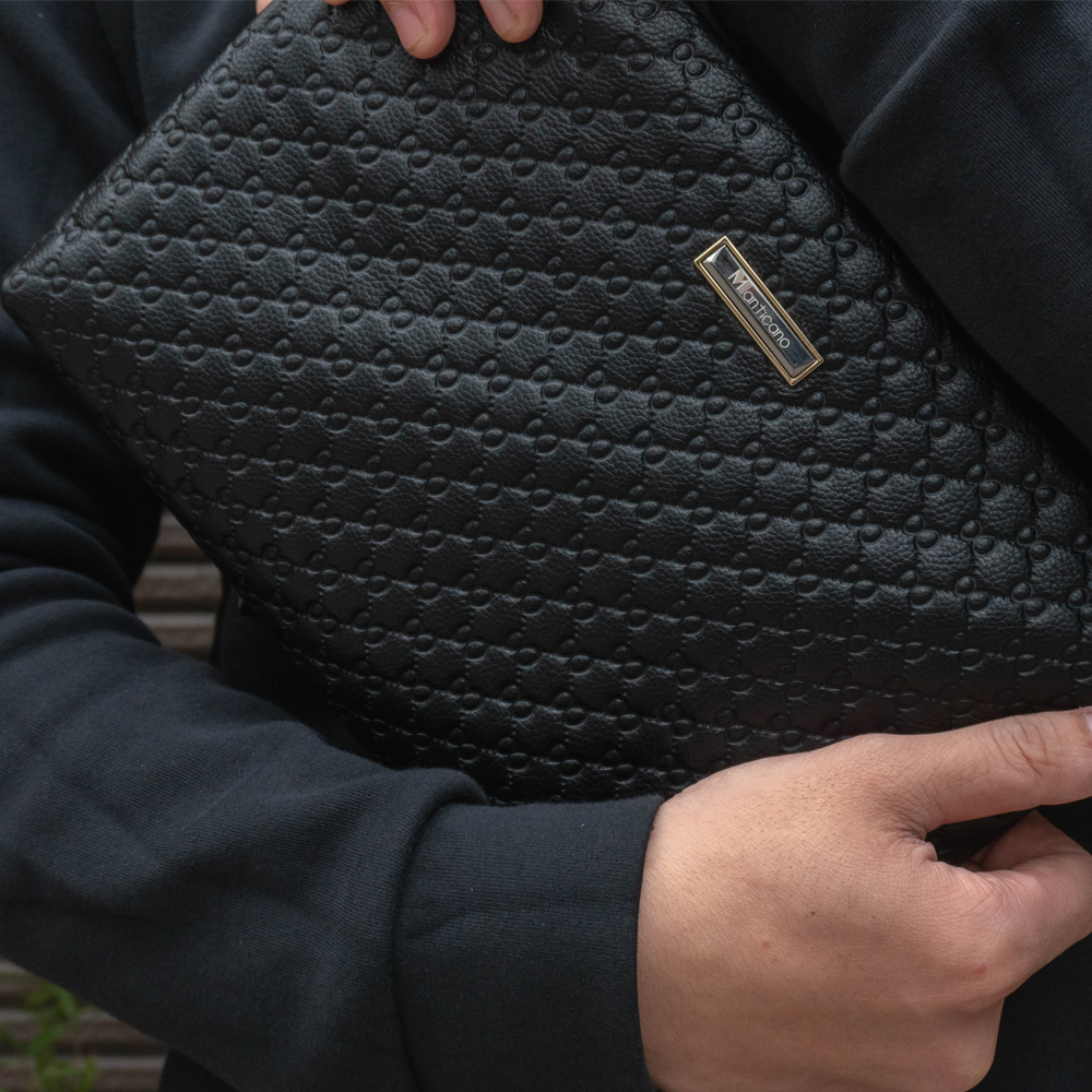 Ví nam cầm tay Clutch da bò nguyên miếng Cao Cấp chính hãng