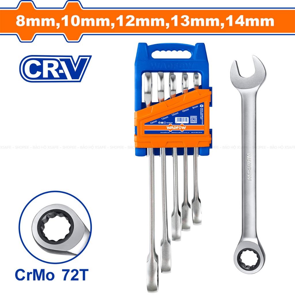 BỘ 5 CỜ LÊ VÒNG MIỆNG TỰ ĐỘNG 8- 14MM WADFOW WSP4205 - HÀNG CHÍNH HÃNG