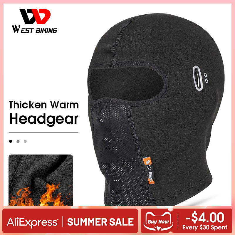 Tây đạp xe mùa đông Balaclava Cycling Cycling Map Windproof Sport Face Vỏ khăn quàng cổ Mũ xe trượt tuyết ngoài trời Color: Long Grey-Hole