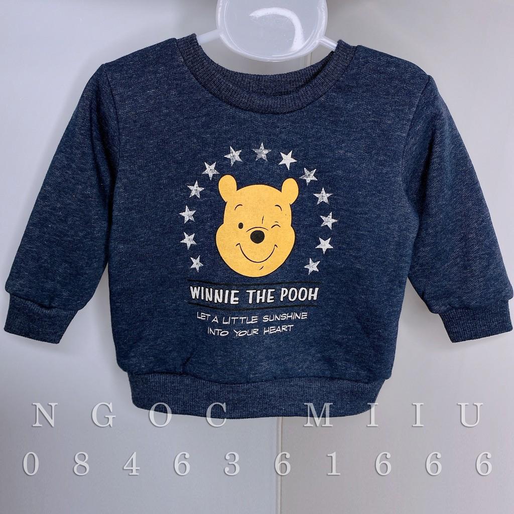 Mẫu áo nỉ xuất dư sz 3-24m cho bé