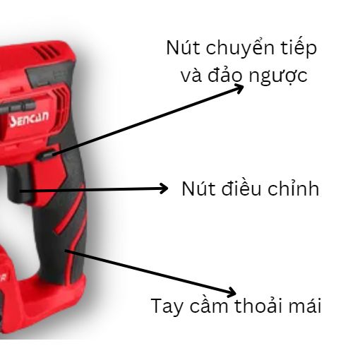 Máy khoan búa dùng pin Sencan D722801