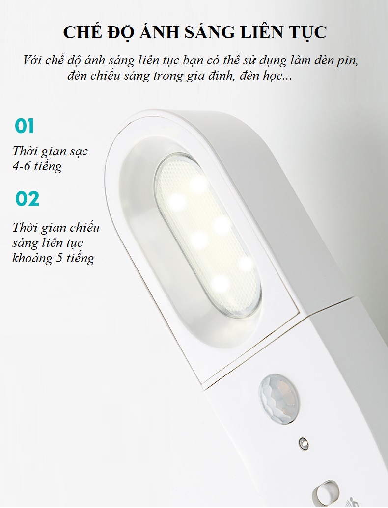 Đèn LED xoay 360 ° Cảm Ứng Thông Minh L01